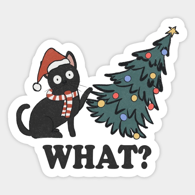 Black cat hot sale in christmas tree